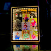 FASTSIDE Customized 3D LED Magic Mirror | Custom Photo, Calendar & Text Frame Gift