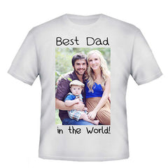 Customized White Shirt | Digital Photo Print | All Sizes Available