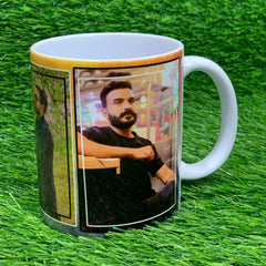 Customized White Mug With Picture Name Logo Print in Mug