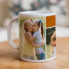 Customized White Mug With Picture Name Logo Print in Mug