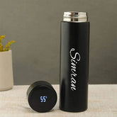Customized Name Smart Temperature Display Water Bottle"
