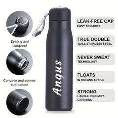 Customized Sports Name Water Bottle"