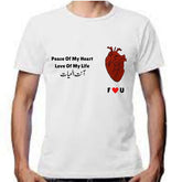 FASTSIDE Customized Heart Desing T Shirt Digital Print | All Sizes Available