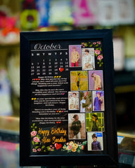 Customized 8x12 Inch Desing Photo Frame | Personalized Picture & Text Gift