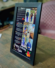 Customized 8x12 Inch Desing Photo Frame | Personalized Picture & Text Gift