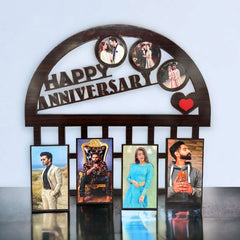 Customized MDF Wooden Frame 16x16 | Personalized Photo & Name Anniversary Gift