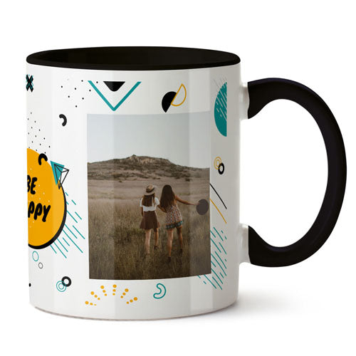 Customized Colour Mug With Picture Name Logo Print in Mug