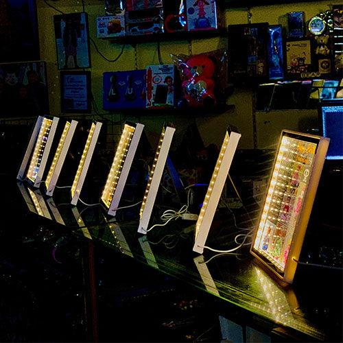 FASTSIDE Customized 3D LED Magic Mirror | Custom Photo, Calendar & Text Frame Gift