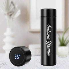 Customized Name Smart Temperature Display Water Bottle"