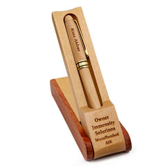 Customized Wooden Pen with Name – Premium Gift Set