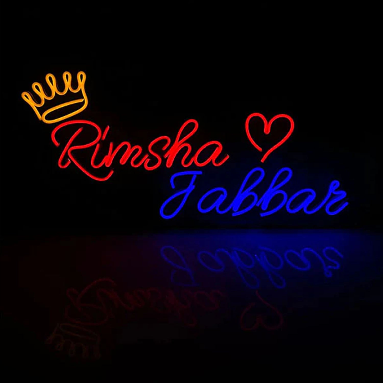 “Customized Neon Sign 2 Name – Personalized LED Wall Light for Home & Gifts”