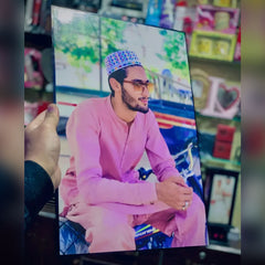 Customized Wooden Crystal Frame With Photo Print Size 12x18