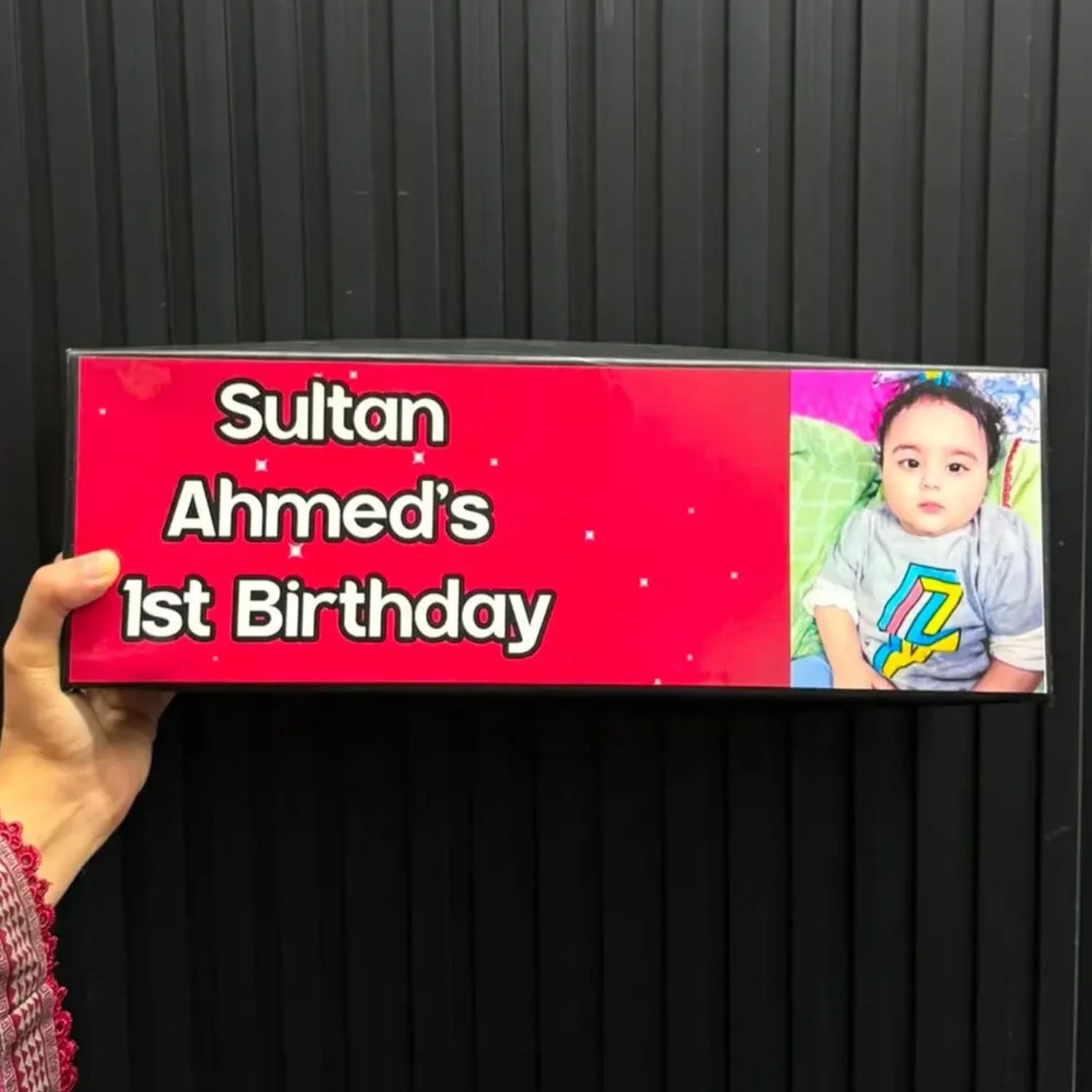 Customized Wooden Photo Hanging Frame – 19 Pictures with Gift Box