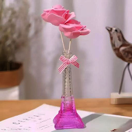 Eiffel Tower Aroma Diffuser Gift Set – Fragrance Oil & Flower Sticks