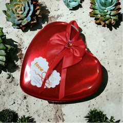 Premium Heart Tin Box Gift for Valentines Day Birthday Anniversary Teddy with Flowers Birthday Gift – Gift For Your Love One – Gift for couple – gift for birthday