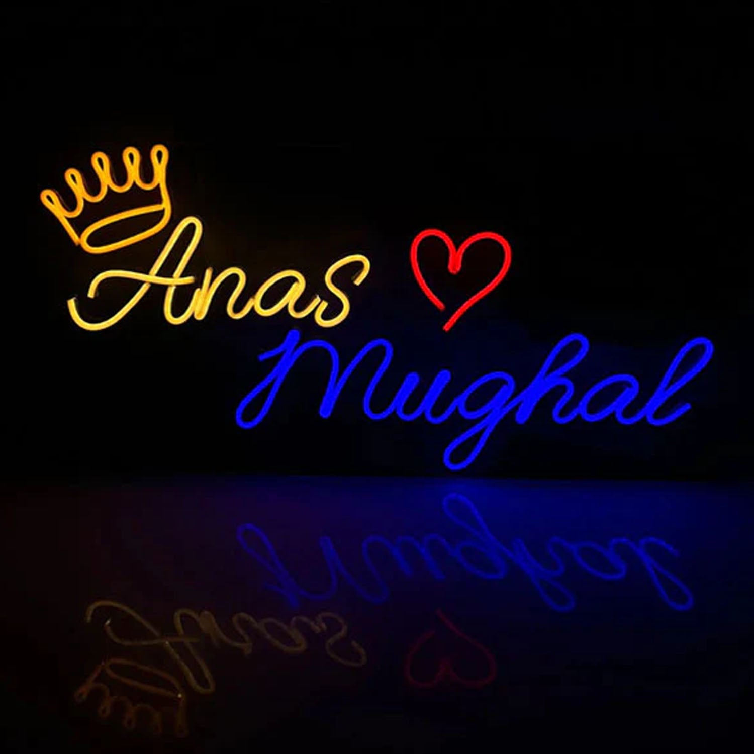 “Customized Neon Sign 2 Name – Personalized LED Wall Light for Home & Gifts”