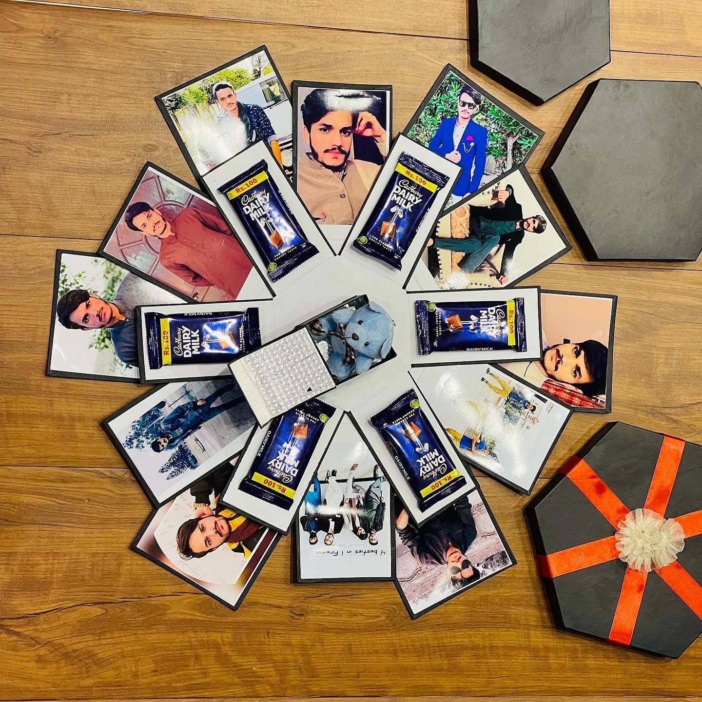 Customized Pictures & Chocolates Gift Box