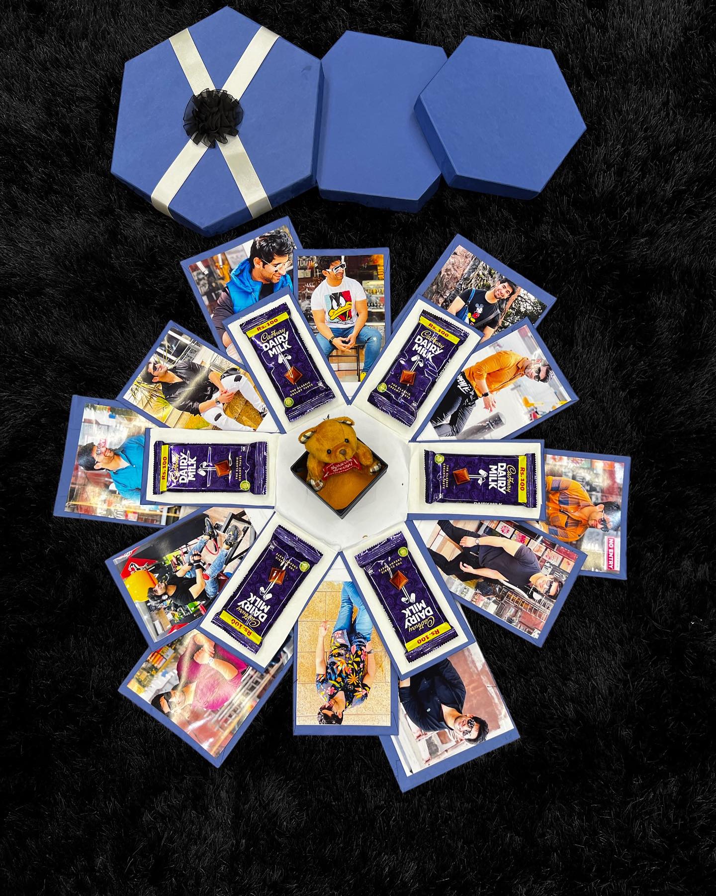 Customized Pictures & Chocolates Gift Box