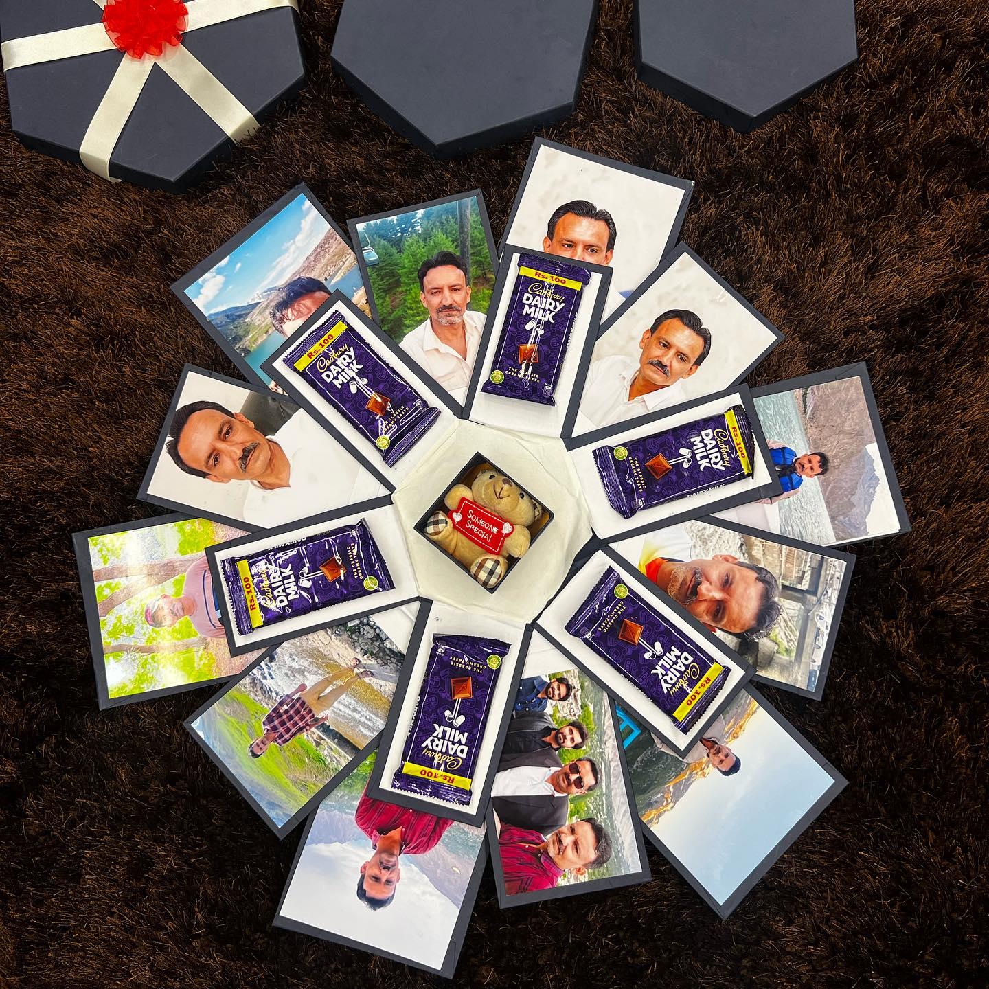 Customized Pictures & Chocolates Gift Box