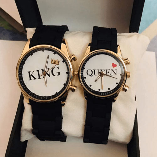 Customized Couple Photo Watch – Personalized Gift for Men & Women