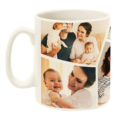 Customized White Mug With Picture Name Logo Print in Mug