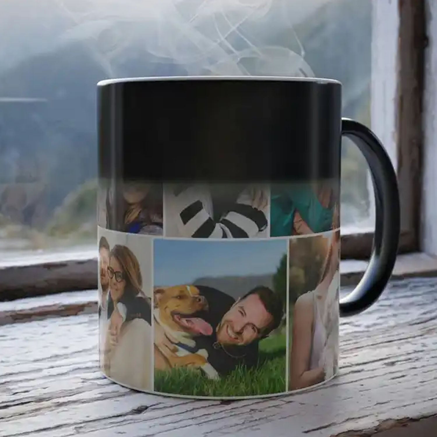 Customized Magic Mug with Custom Photo & Text Heat Reveal Coffee Cup, Unique Gift for Dad, Birthday, Anniversary & Special Perfect Gift Occasion