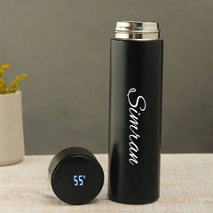 Customized Name Smart Temperature Display Water Bottle"