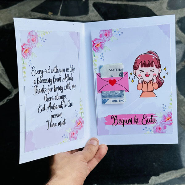 Customized A4 Size Folding Card – Personalized Photo & Text Greeting Card for Birthdays, Anniversaries & Special Occasions