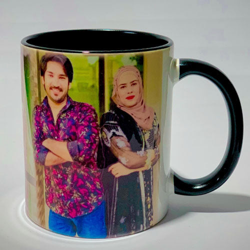 Customized Colour Mug With Picture Name Logo Print in Mug