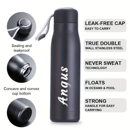 Customized Sports Name Water Bottle"