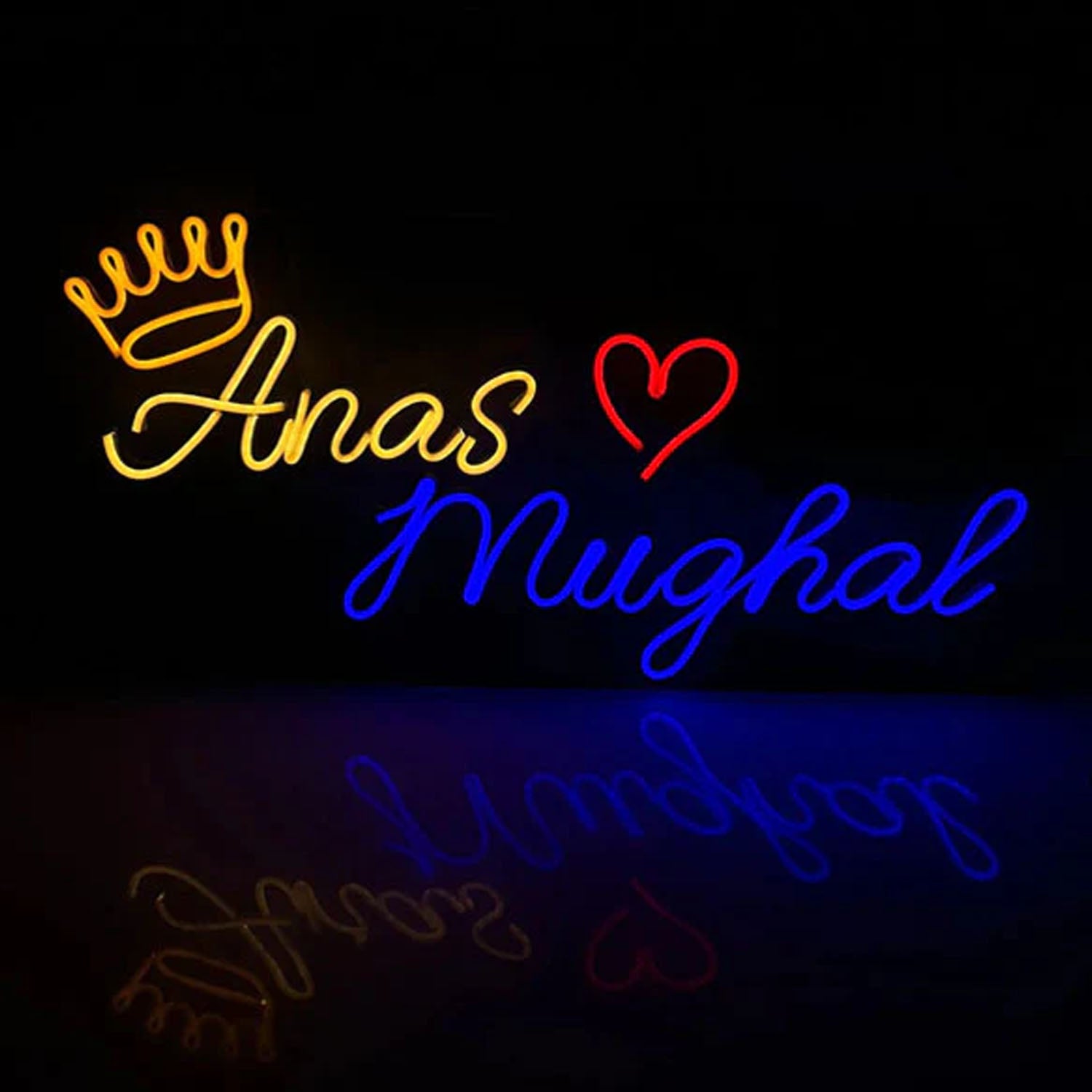“Customized Neon Sign 2 Name – Personalized LED Wall Light for Home & Gifts”