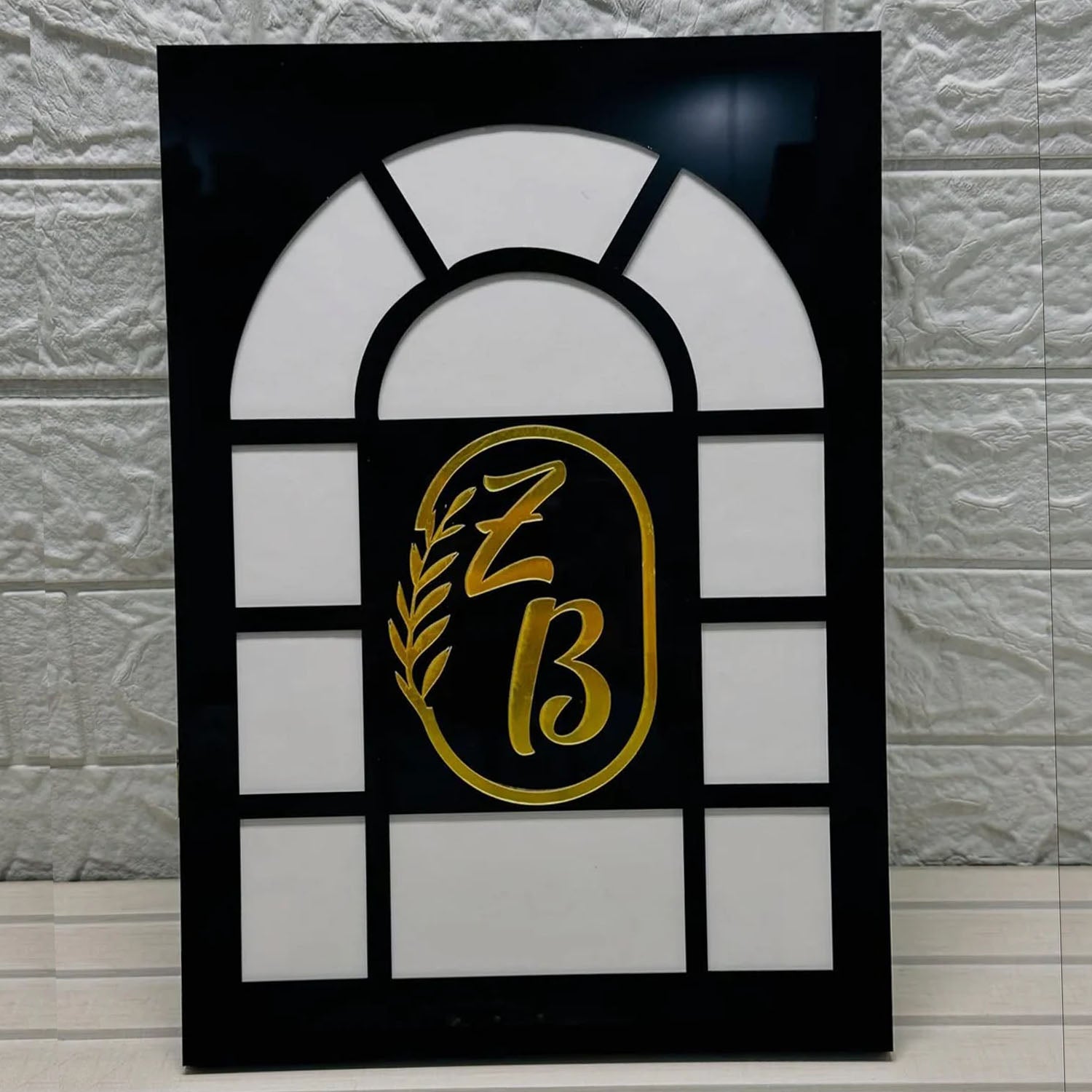 FASTSIDE Customized Folding Frame Nikkah Thamboard File with Elegant Pen & Luxury Box – Personalized Wedding Gift Set