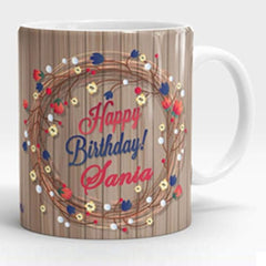 Customized White Mug With Picture Name Logo Print in Mug